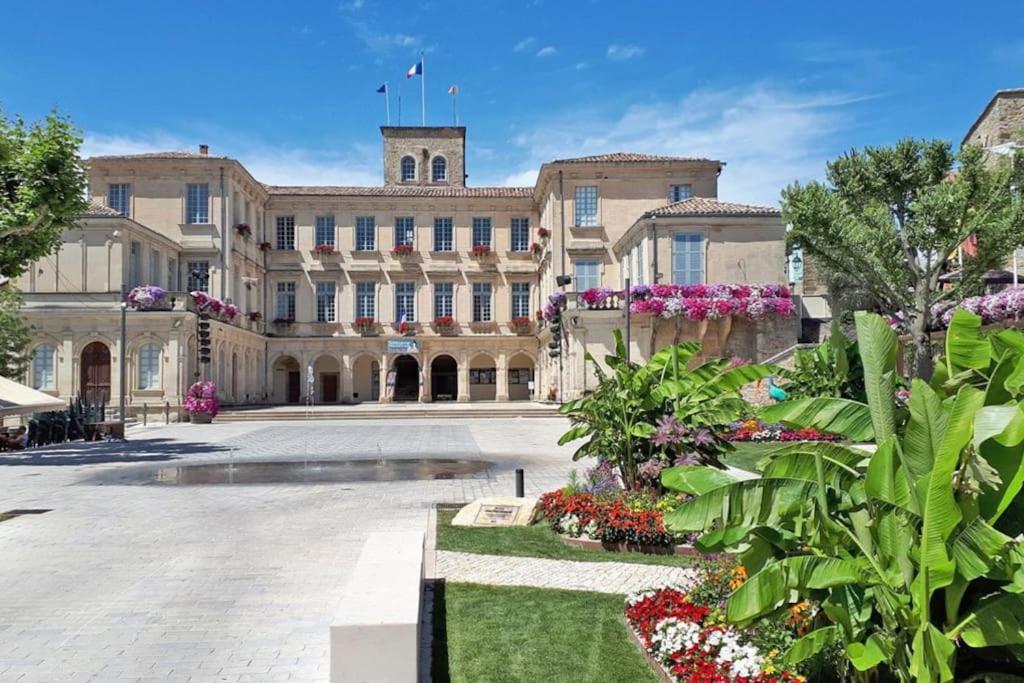 Grand Appartement En Maison De Ville Valréas Dış mekan fotoğraf
